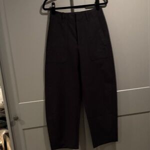 Athleta Black Barrel Pants